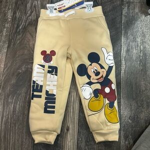 Fleece lined Disney pants